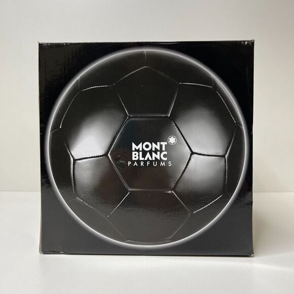 Montblanc Parfums Black Football Soccer Ball Collectible NEW with Original Box - Picture 5 of 10